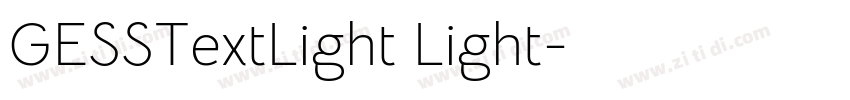 GESSTextLight Light字体转换 GESSTextLight Light字体转换
